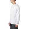 imageColumbia Mens Terminal Tackle PFG Fish Flag Long Sleeve Shirt DiscontinuedWhiteBright Nectar