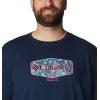 imageColumbia Mens Thistletown Hills Short SleeveCollegiate Navy HthrWanderland Graphic