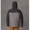 imageColumbia mens Grand Trek III Down Hooded JacketCity Grey  Shark