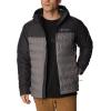 imageColumbia mens Grand Trek III Down Hooded JacketCity Grey  Shark
