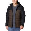 imageColumbia mens Grand Trek III Down Hooded JacketCordovanBlack