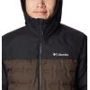 imageColumbia mens Grand Trek III Down Hooded JacketCordovanBlack
