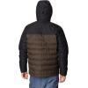 imageColumbia mens Grand Trek III Down Hooded JacketCordovanBlack