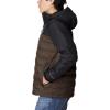 imageColumbia mens Grand Trek III Down Hooded JacketCordovanBlack