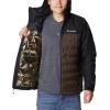 imageColumbia mens Grand Trek III Down Hooded JacketCordovanBlack