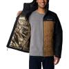 imageColumbia mens Grand Trek III Down Hooded JacketDelta  Black