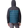 imageColumbia mens Grand Trek III Down Hooded JacketEverblueShark