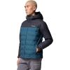 imageColumbia mens Grand Trek III Down Hooded JacketEverblueShark