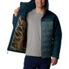 imageColumbia mens Grand Trek III Down Hooded JacketMetal  Night Wave
