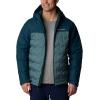 imageColumbia mens Grand Trek III Down Hooded JacketMetal  Night Wave