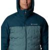 imageColumbia mens Grand Trek III Down Hooded JacketMetal  Night Wave