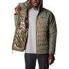 imageColumbia mens Grand Trek III Down Hooded JacketStone Green