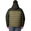 imageColumbia mens Grand Trek III Down Hooded JacketStone GreenGreenscape