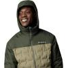 imageColumbia mens Grand Trek III Down Hooded JacketStone GreenGreenscape