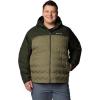 imageColumbia mens Grand Trek III Down Hooded JacketStone GreenGreenscape