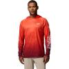 imageColumbia Mens CasualVt  Tangy OrangeDeep Maroon