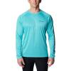 imageColumbia Mens Fork Stream Long Sleeve ShirtBright Aqua Heather