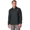 imageColumbia Mens Roughtail Stretch Flannel Long SleeveSurplus Green Ombre Tartan