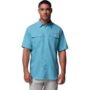 imageColumbia Mens Blood and Guts V Short Sleeve ShirtVintage Blue