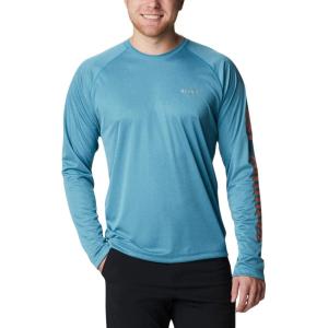 imageColumbia Mens Fork Stream Long Sleeve ShirtDeep Marine Heather