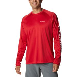 imageColumbia Mens Fork Stream Long Sleeve ShirtMountain Red
