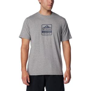 imageColumbia Mens Kwick Hike Graphic Short Sleeve TeeBoulder HeatherTested Tough Pdx