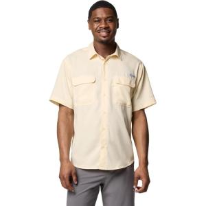 imageColumbia Mens PFG Backwater Short Sleeve ShirtLemon Wash