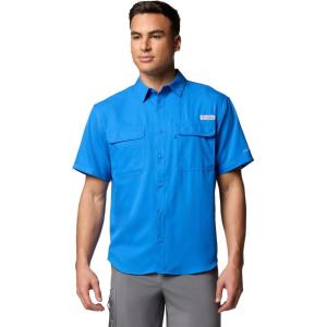 imageColumbia Mens PFG Backwater Short Sleeve ShirtVivid Blue