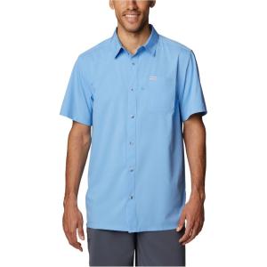 imageColumbia Mens PFG Slack Tide Camp ShirtAgate Blue