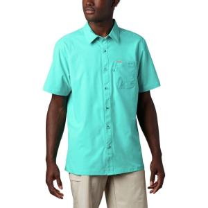 imageColumbia Mens PFG Slack Tide Camp ShirtBright Aqua