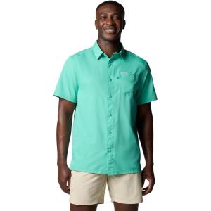 imageColumbia Mens PFG Slack Tide Camp ShirtGlaze Green