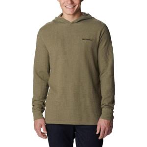 imageColumbia Mens PFG Uncharted HoodieStone Green Heather