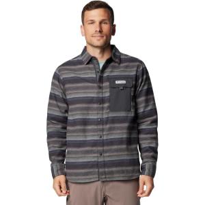 imageColumbia Mens PFG Uncharted Over ShirtShark Lunar Stripe