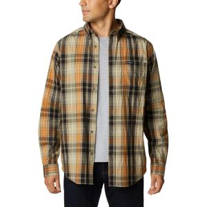 imageColumbia Mens Rapid Rivers Ii Long Sleeve ShirtCanyon Gold Multi Plaid