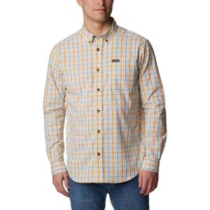 imageColumbia Mens Rapid Rivers Ii Long Sleeve ShirtRaw Honey Everyday Gingham