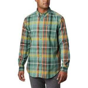 imageColumbia Mens Rapid Rivers Ii Long Sleeve ShirtThyme Green Oversize Plaid