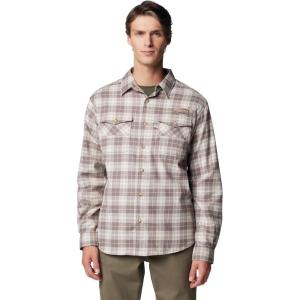 imageColumbia Mens Roughtail Stretch Flannel Long SleeveIron Ombre Tartan