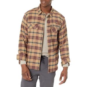 imageColumbia Mens Roughtail Stretch Flannel Long SleeveSahara Decoy Tartan
