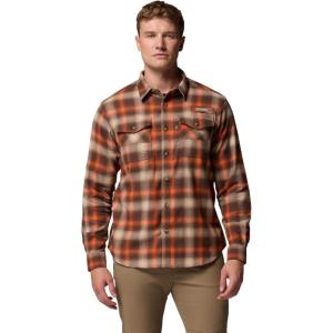 imageColumbia Mens Roughtail Stretch Flannel Long SleeveTobacco Tracking Check