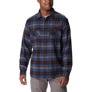 imageColumbia Mens Roughtail Stretch Flannel Long SleeveZinc Decoy Tartan