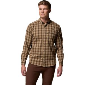 imageColumbia Mens Sharptail Long Sleeve Yarn Dye ShirtSurplus Green Triple Check