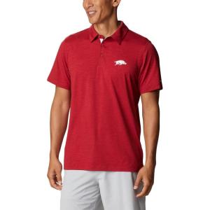 imageColumbia Mens Tech Trail PoloArk  Red Velvet