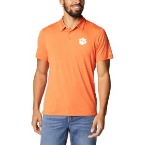 imageColumbia Mens Tech Trail PoloCle  Spark Orange