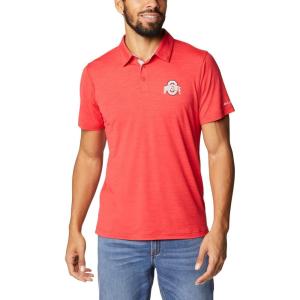 imageColumbia Mens Tech Trail PoloOs  Intense Red