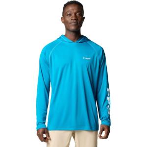 imageColumbia Mens Terminal Tackle HoodieBlue EchoWhite Logo