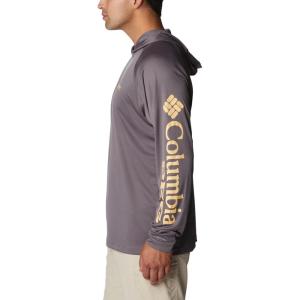 imageColumbia Mens Terminal Tackle HoodieCity GreyCocoa Butter Logo