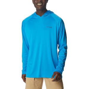imageColumbia Mens Terminal Tackle HoodieCompass BlueCarbon Logo