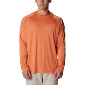 imageColumbia Mens Terminal Tackle HoodieDusty OrangeNew Mint Logo