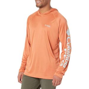 imageColumbia Mens Terminal Tackle HoodieIsland OrangeSpring Blue Logo