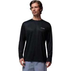imageColumbia Mens Terminal Tackle PFG Fish Flag Long Sleeve Shirt DiscontinuedBlack